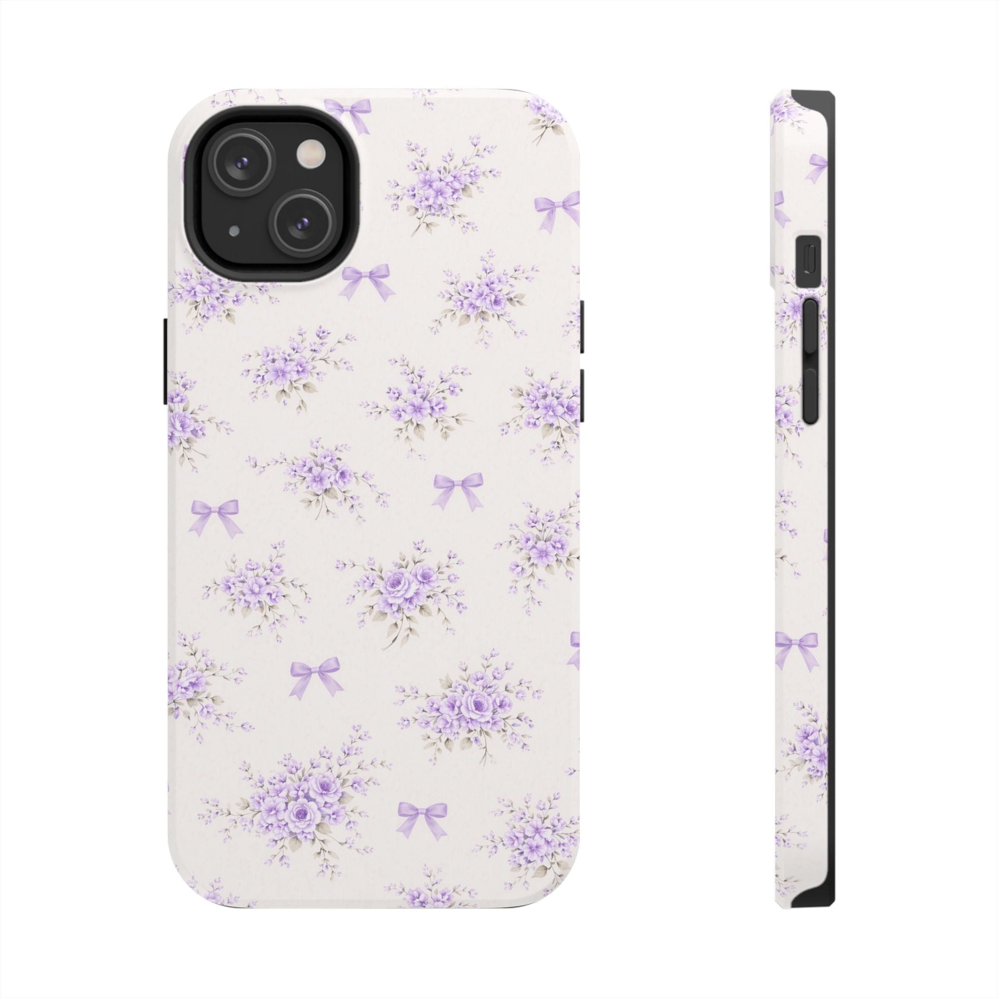 Lavender Floral Bouquet iPhone Case | Tough Phone Case