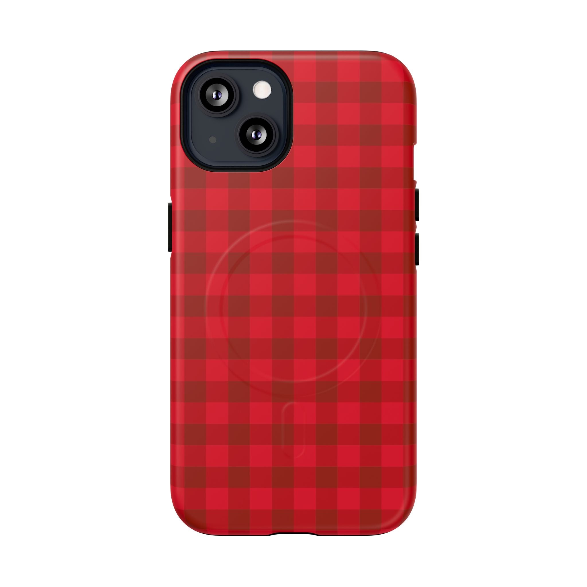 Red Buffalo Plaid iPhone Case – MagSafe Compatible