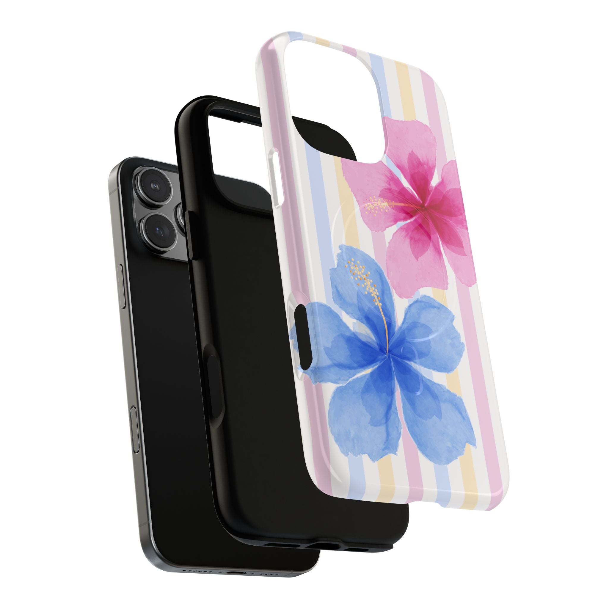 Floral Hibiscus iPhone Case – MagSafe Compatible