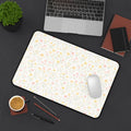 Tiny Pastel Wildflowers Desk Mat, Floral Mouse Pad Deskpad