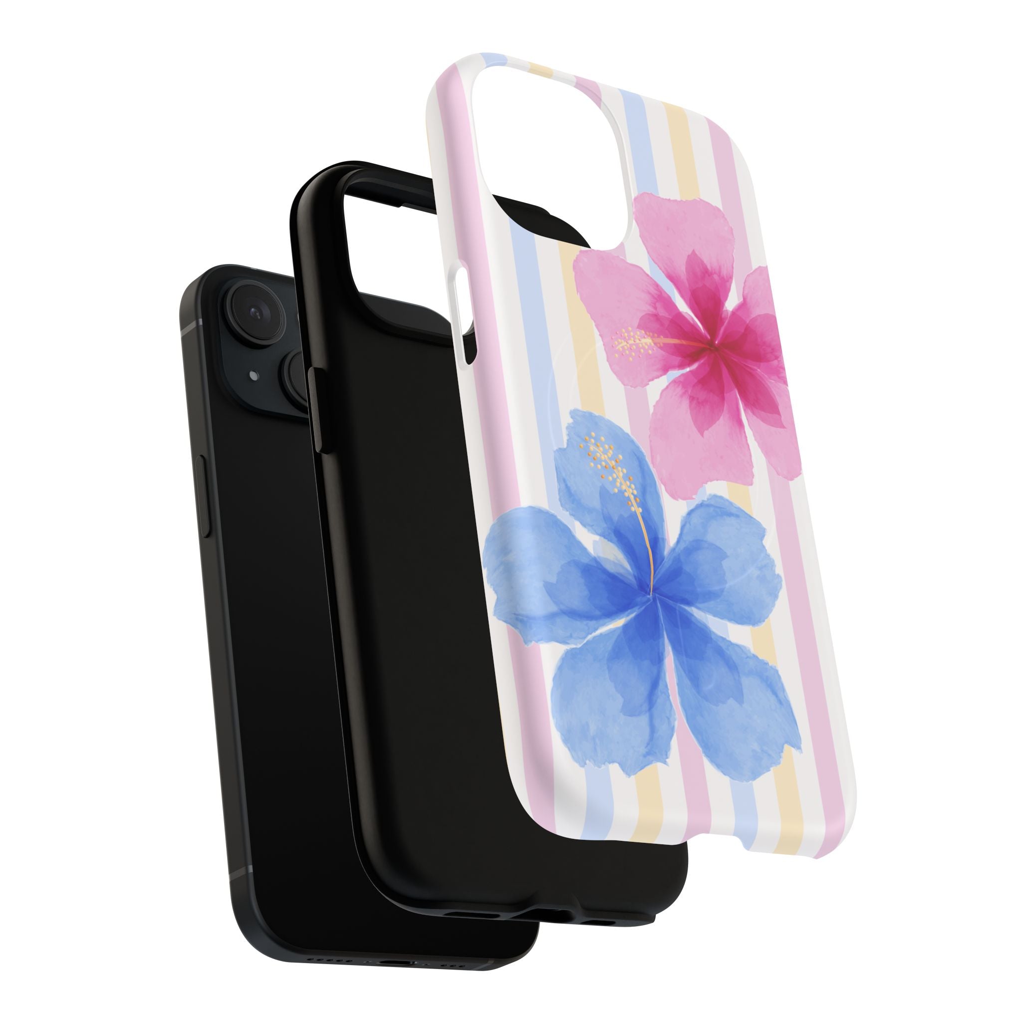 Floral Hibiscus iPhone Case – MagSafe Compatible
