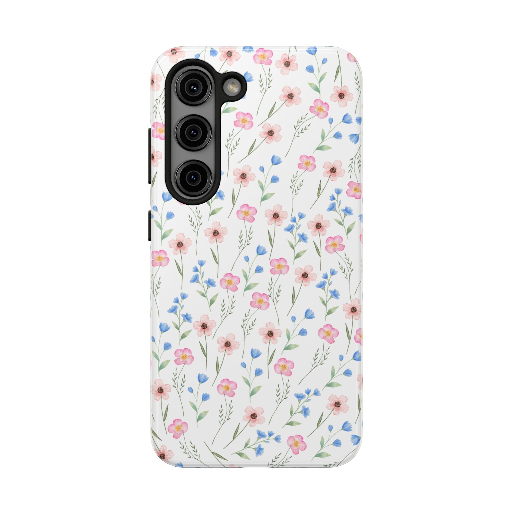 Wildflower Meadow Tough Samsung Case – Pastel Floral Protective Phone Cover