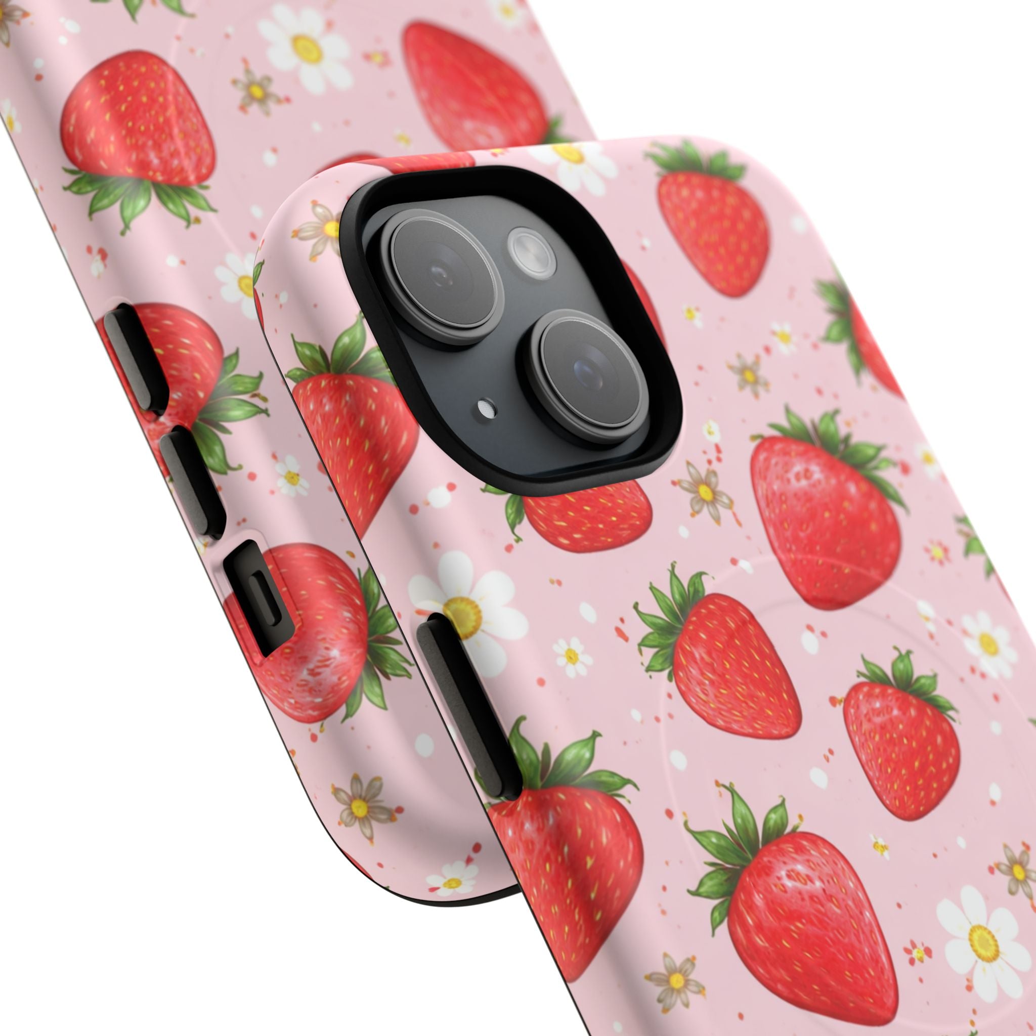 Strawberry iPhone Case – MagSafe Compatible
