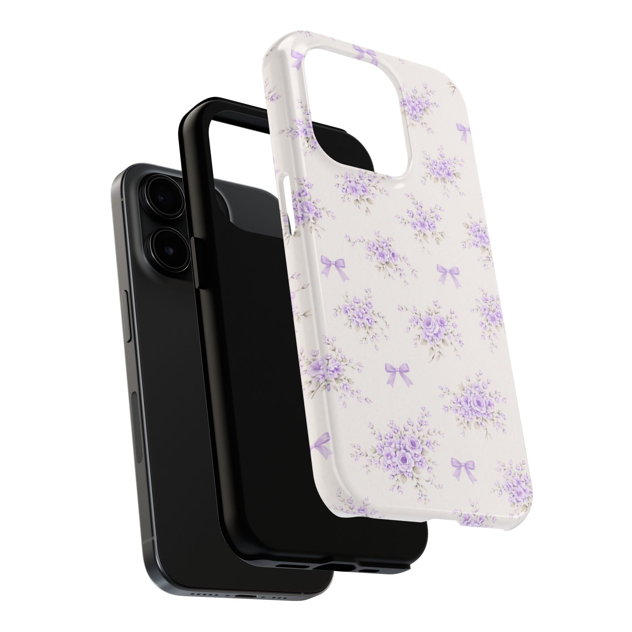 Lavender Floral Bouquet iPhone Case | Tough Phone Case