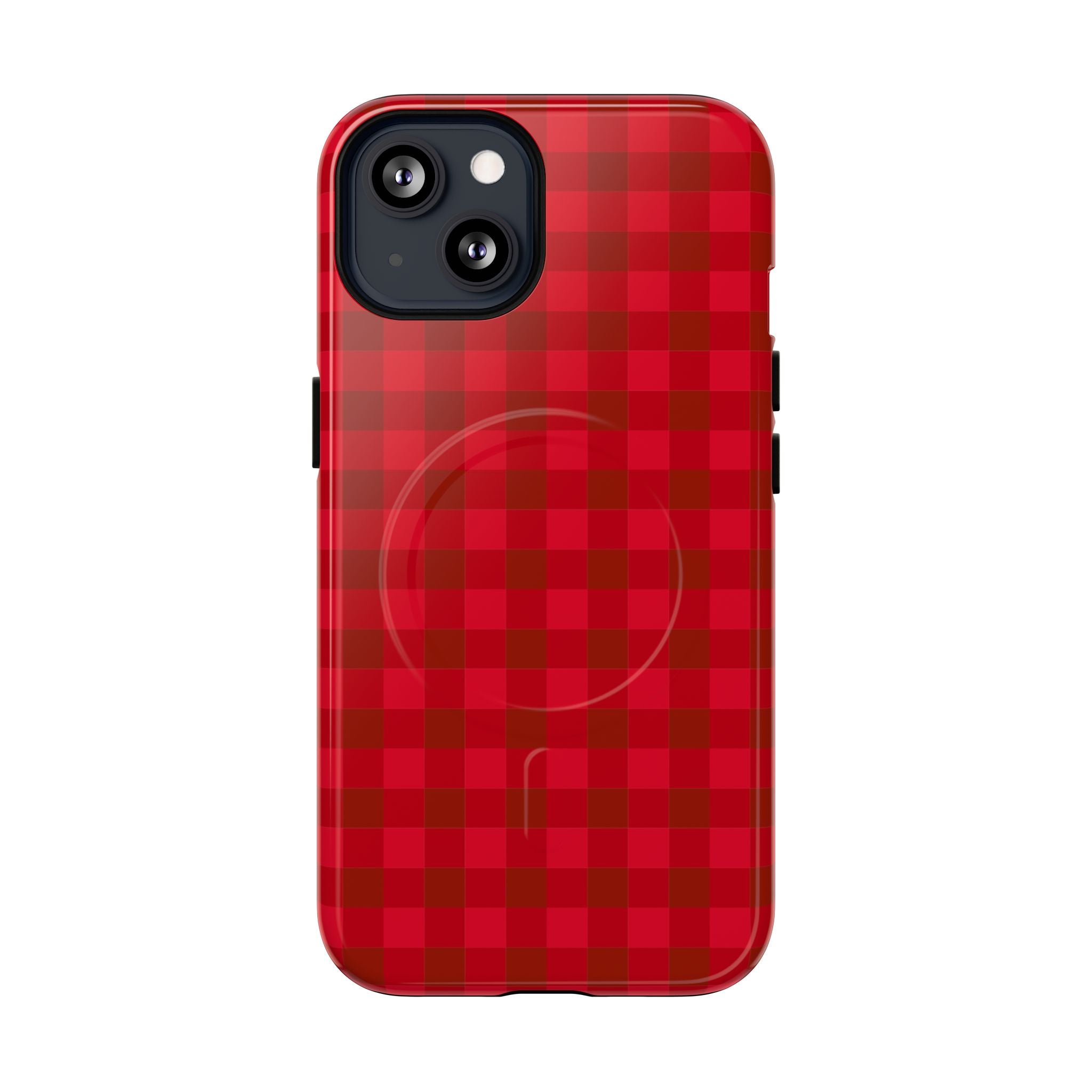 Red Buffalo Plaid iPhone Case – MagSafe Compatible