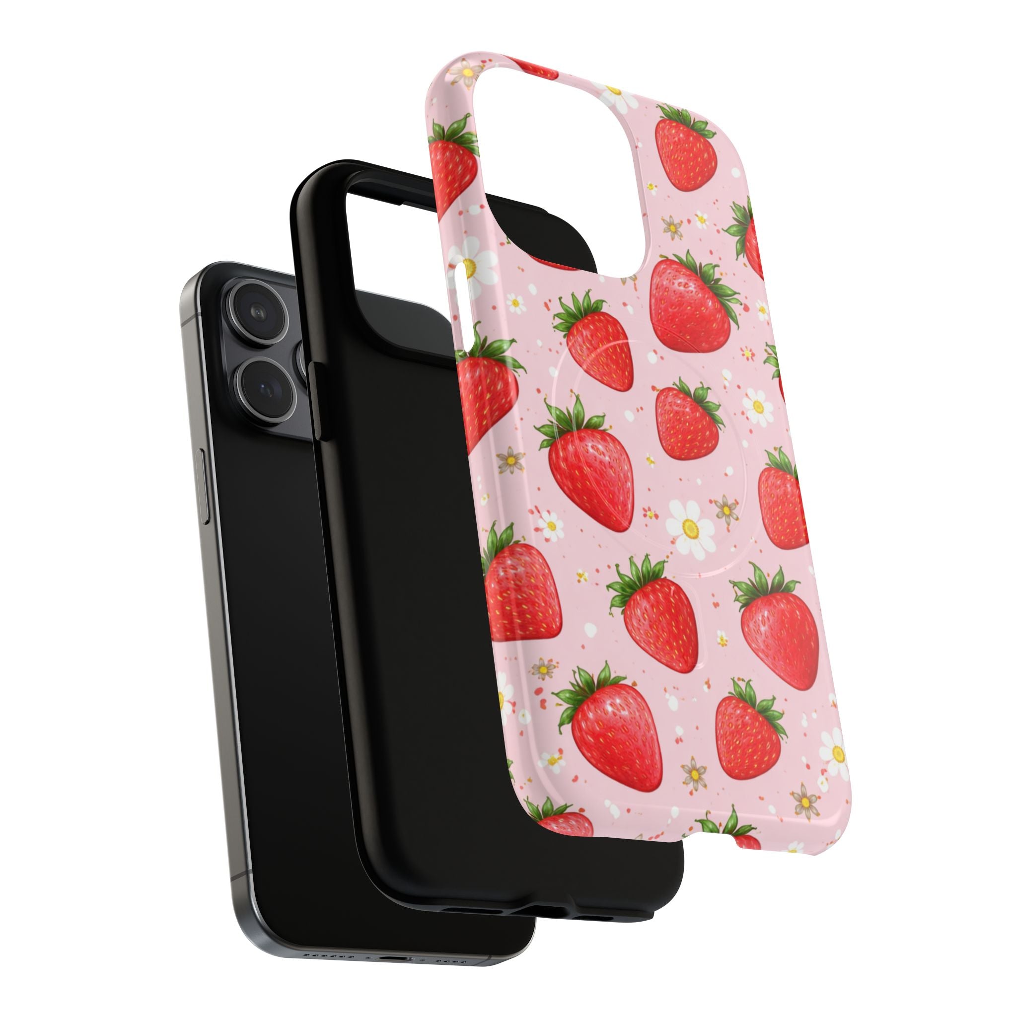 Strawberry iPhone Case – MagSafe Compatible
