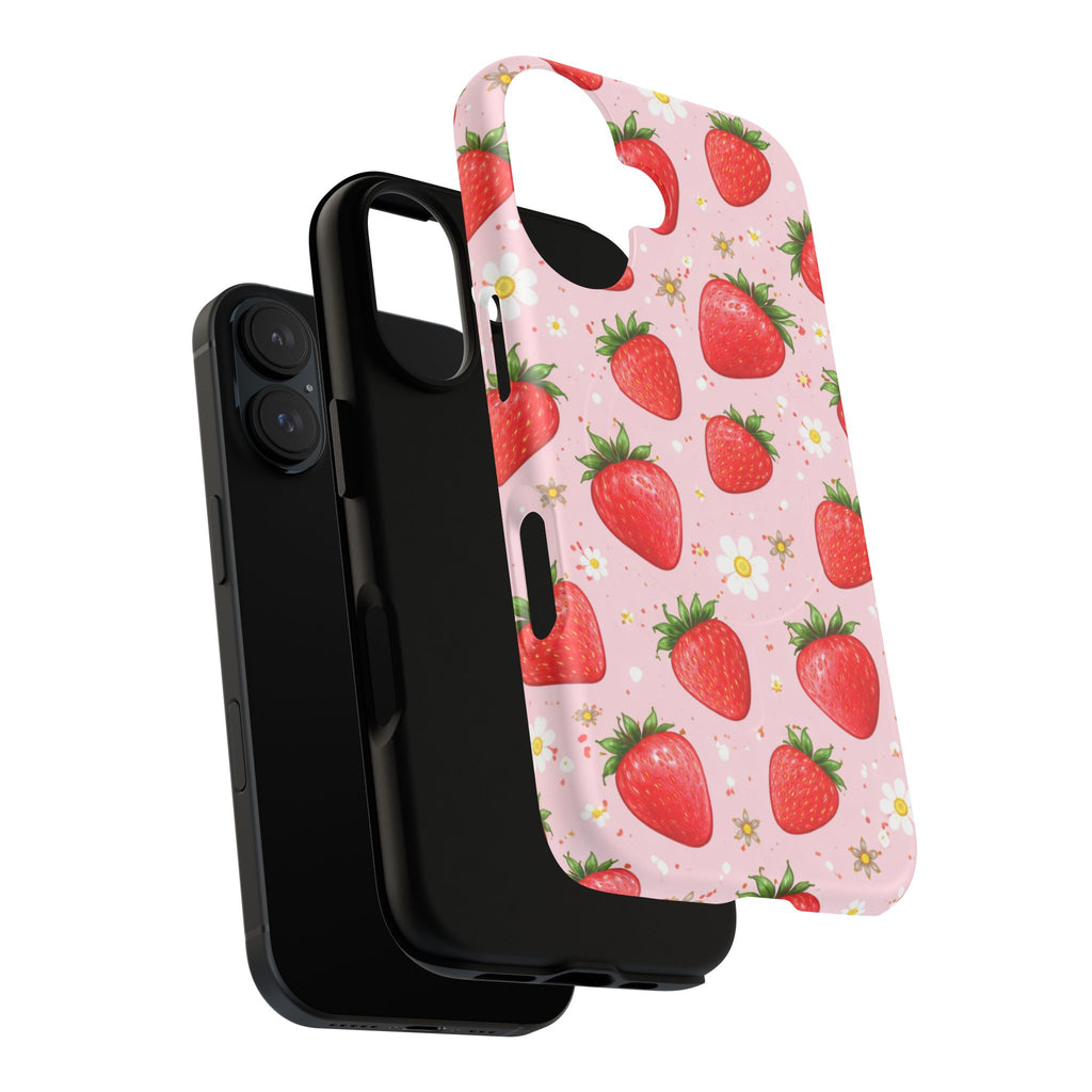 Strawberry iPhone Case – MagSafe Compatible