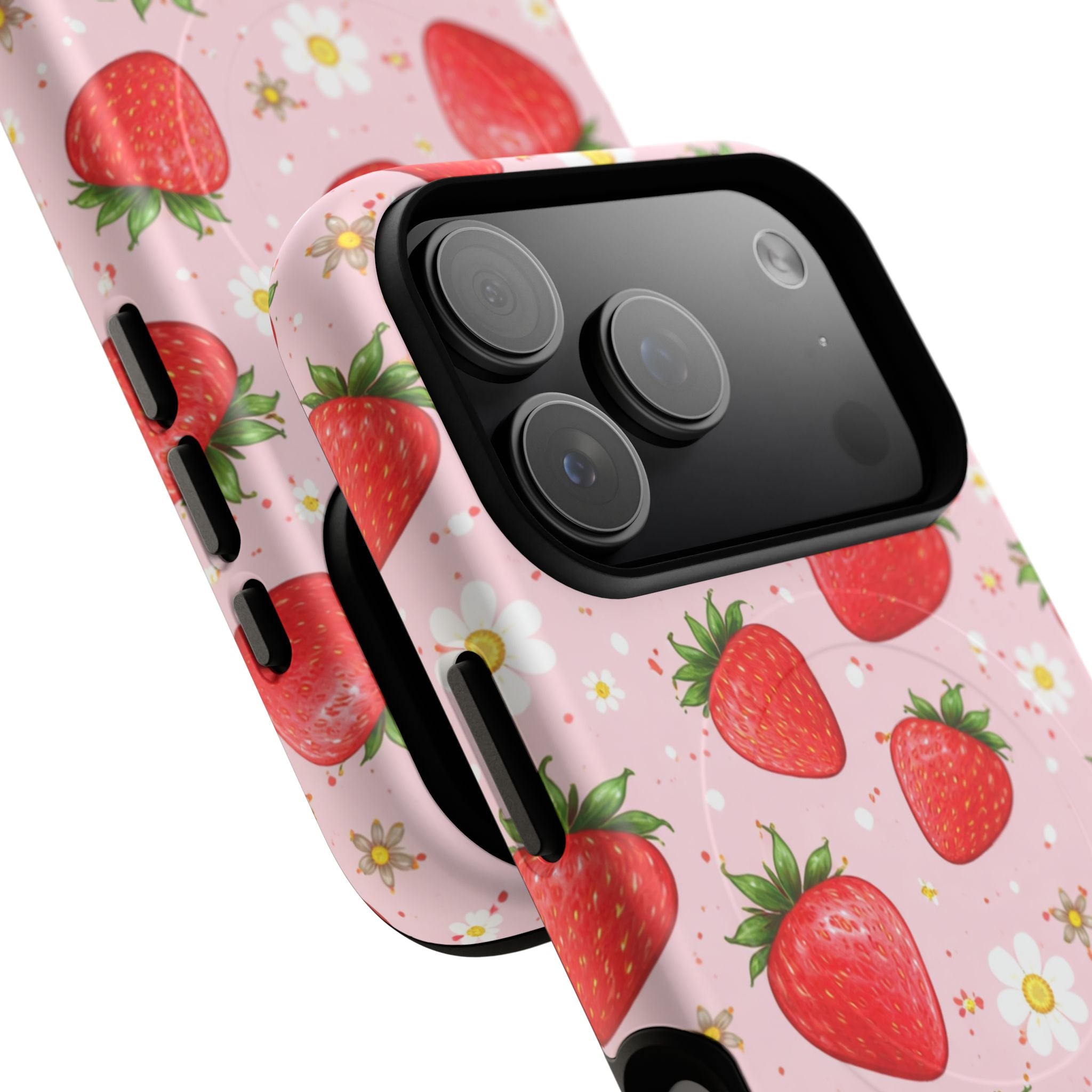 Strawberry iPhone Case – MagSafe Compatible
