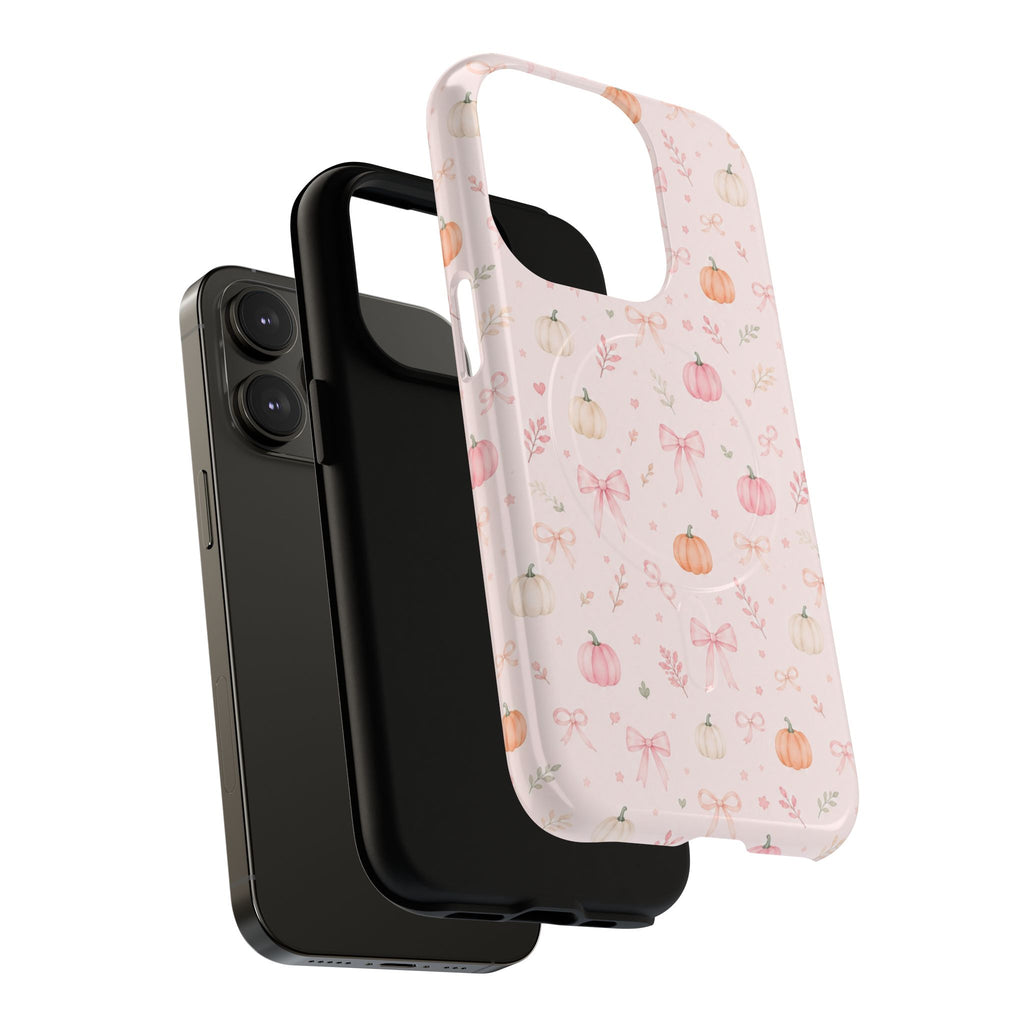 Pink Pumpkin Phone Case — MagSafe Tough Case with Drop Protection