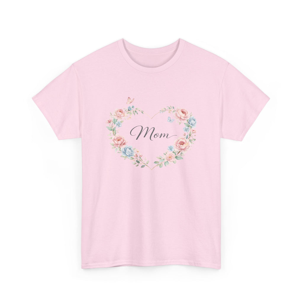 Mom Floral Heart T-Shirt — Mother’s Day Gift Tee