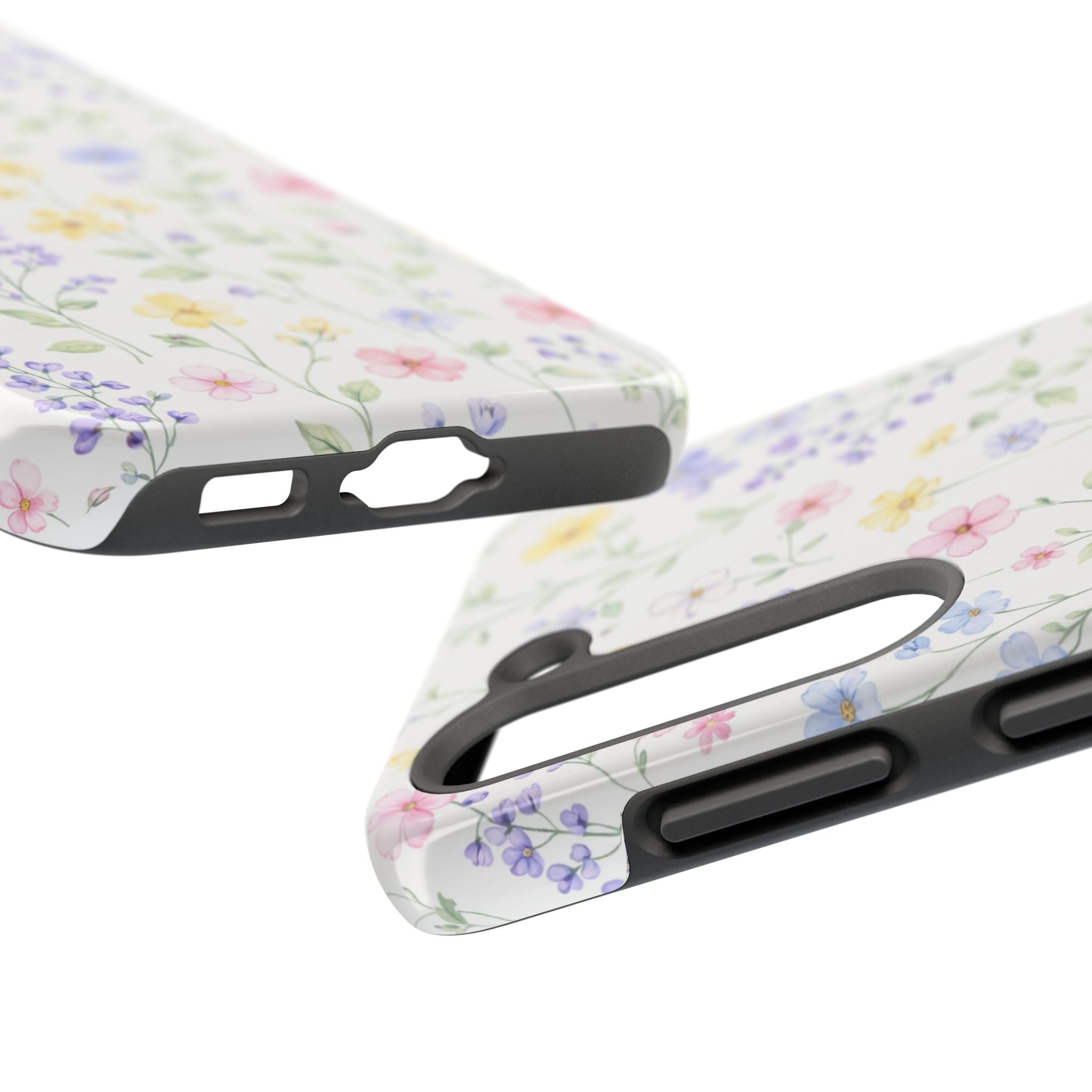 Pastel Wildflower Pattern Tough Samsung Galaxy  Phone Case | Floral Spring Phone Case