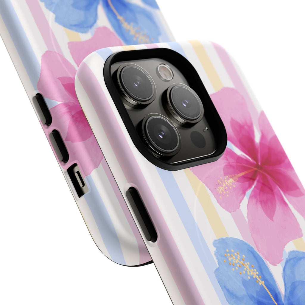 Floral Hibiscus iPhone Case – MagSafe Compatible