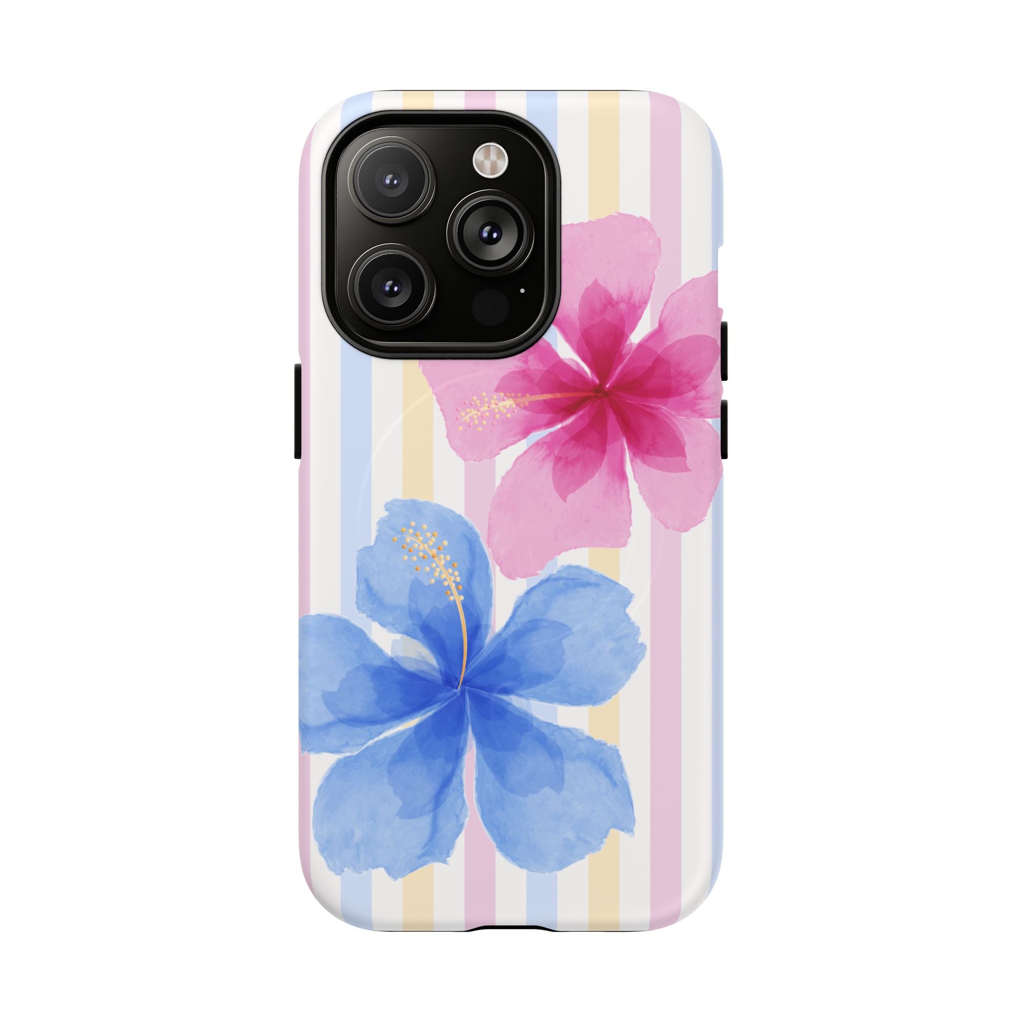 Floral Hibiscus iPhone Case – MagSafe Compatible
