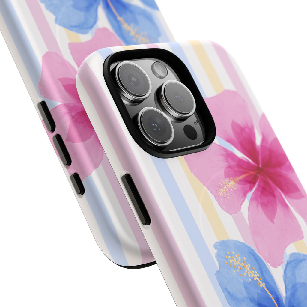 Floral Hibiscus iPhone Case – MagSafe Compatible
