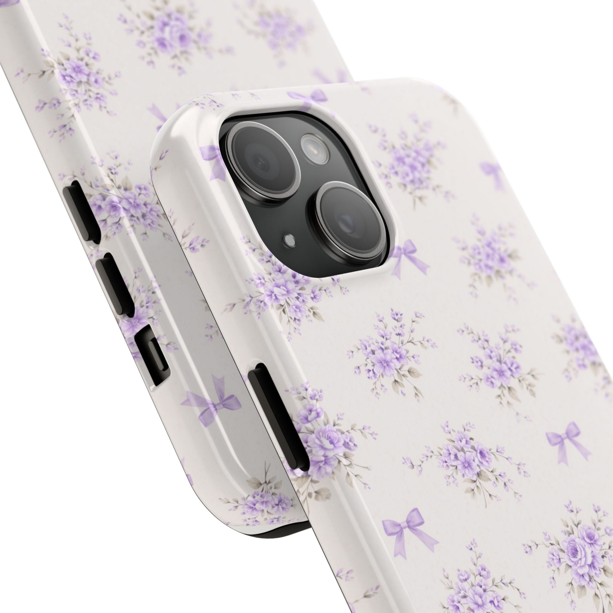 Lavender Floral Bouquet iPhone Case | Tough Phone Case