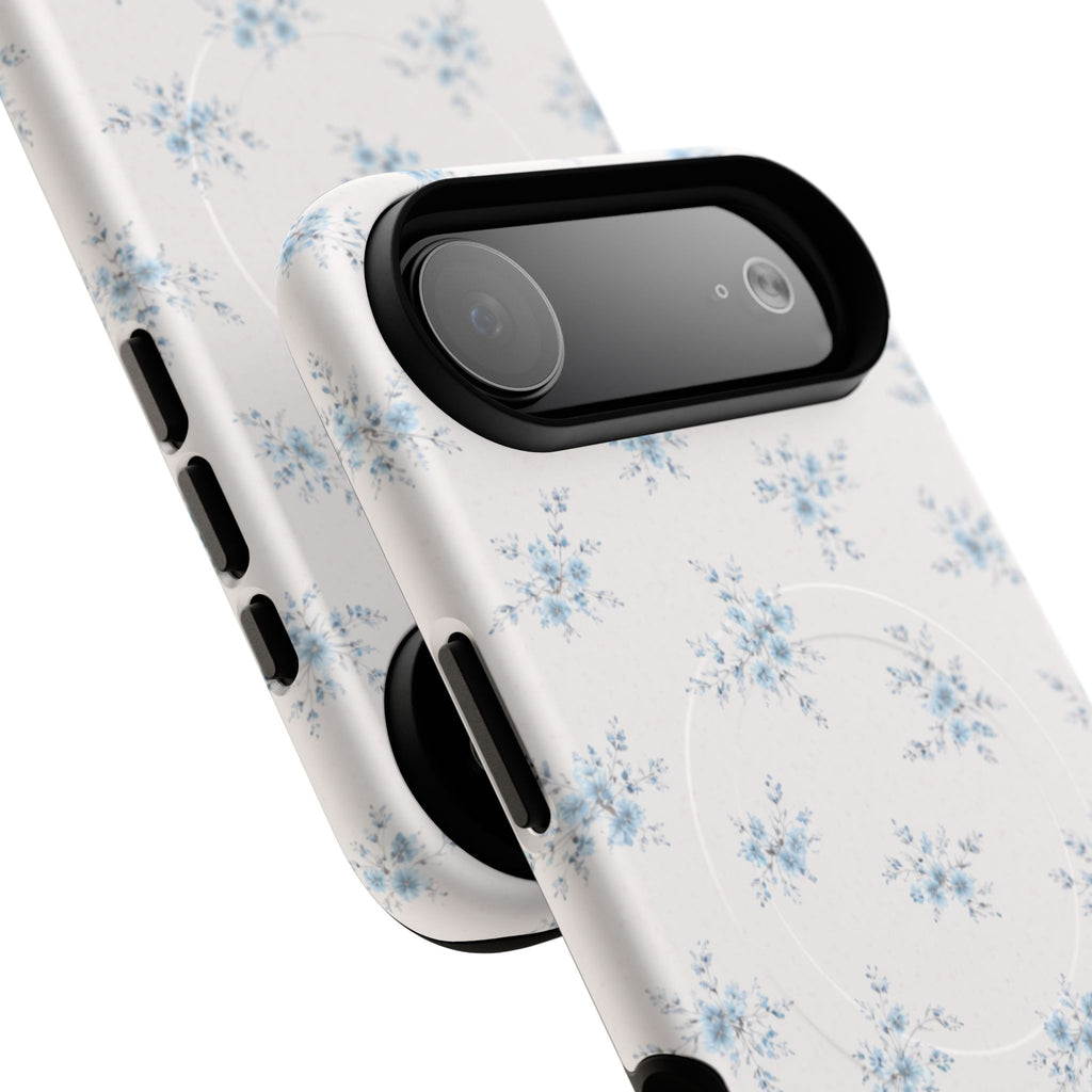 Floral Blue Sprig iPhone Case – MagSafe Compatible
