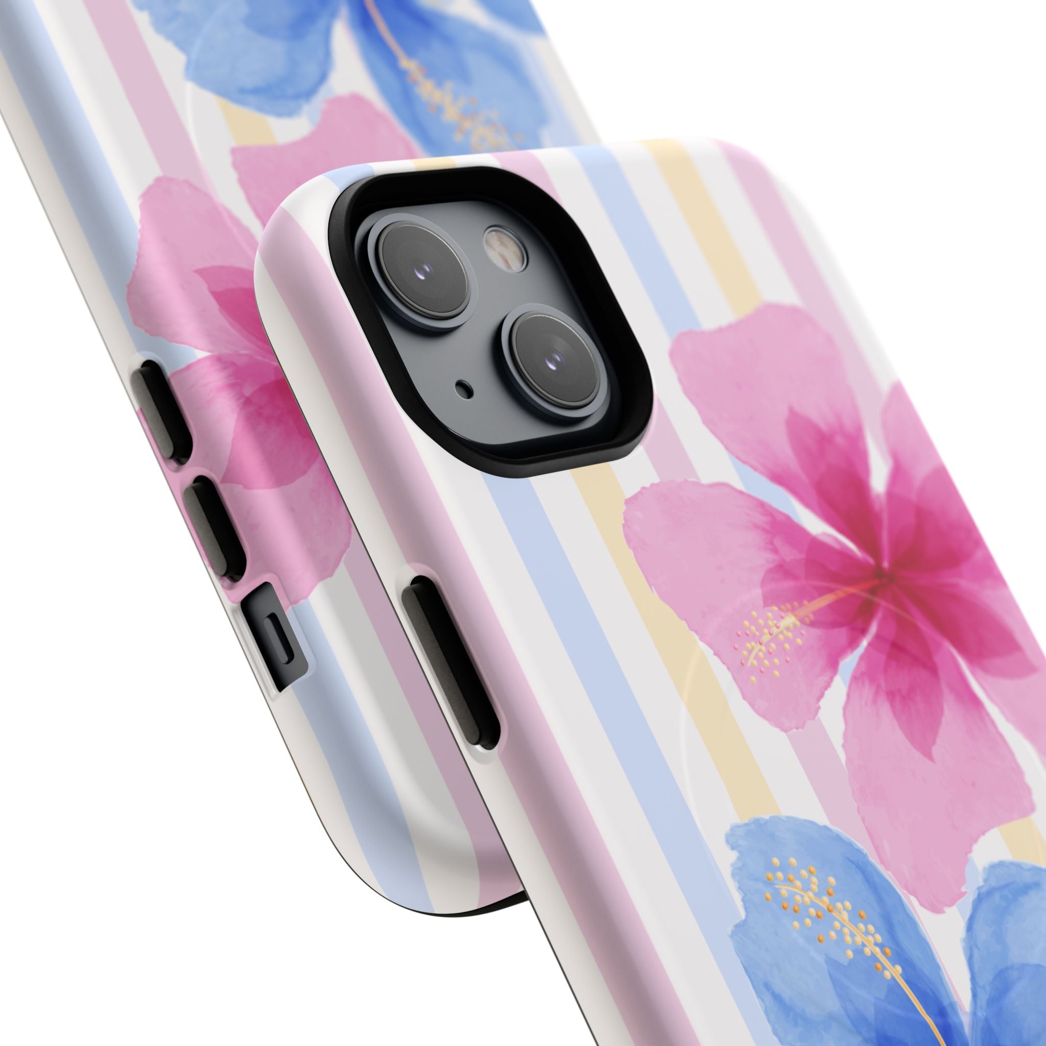 Floral Hibiscus iPhone Case – MagSafe Compatible