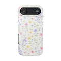 Watercolor Wildflowers Tough iPhone Case | Pastel Floral iPhone Case