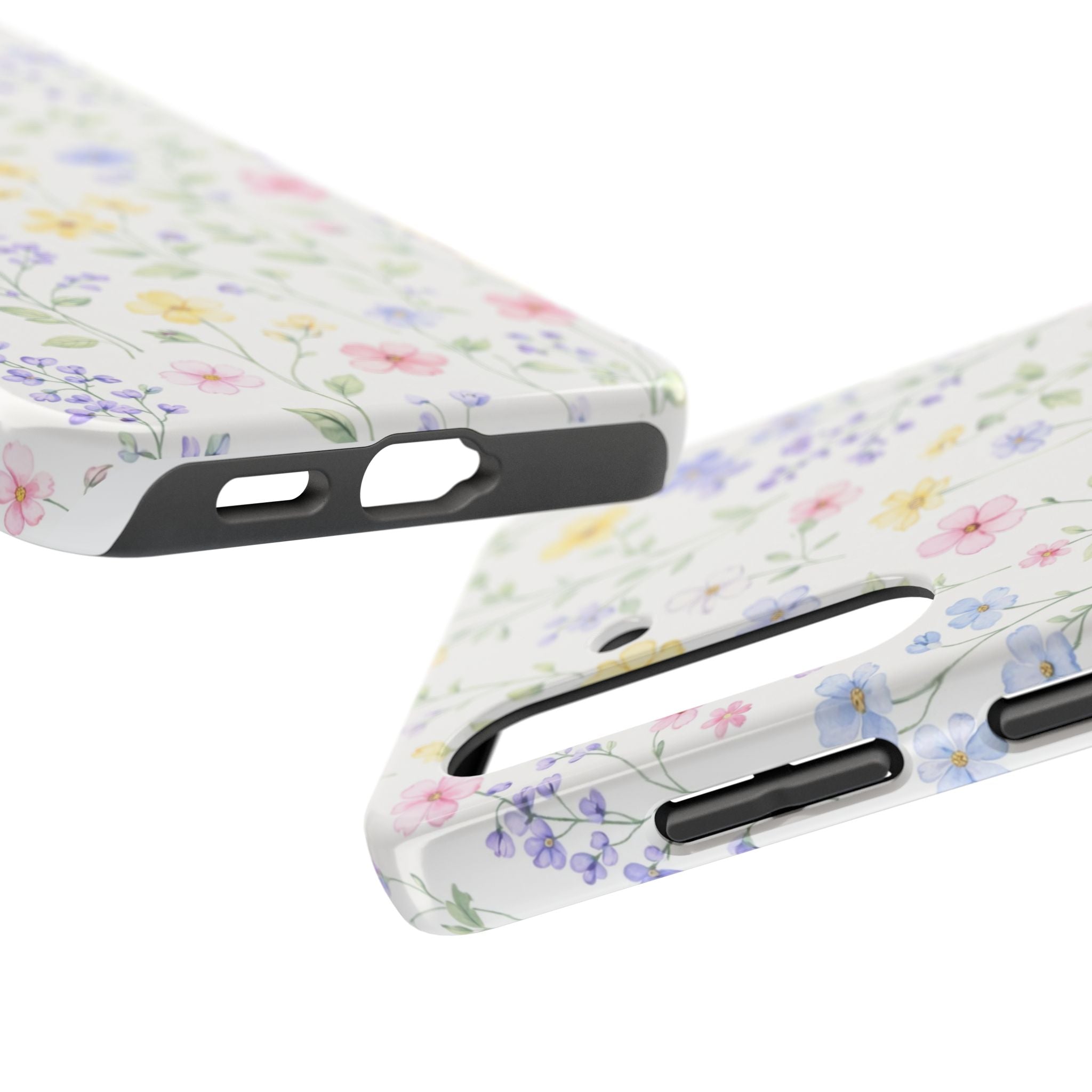 Pastel Wildflower Pattern Tough Samsung Galaxy  Phone Case | Floral Spring Phone Case