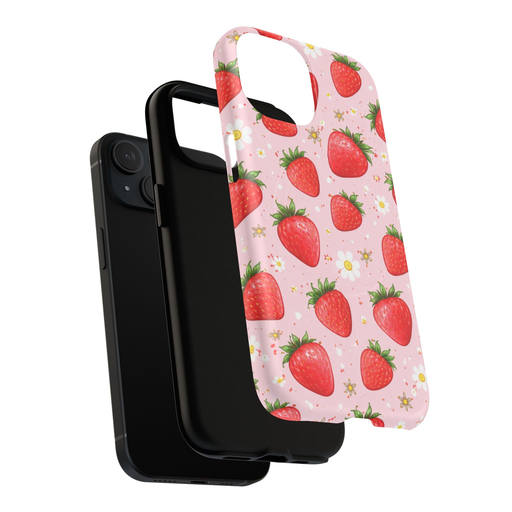 Strawberry iPhone Case – MagSafe Compatible