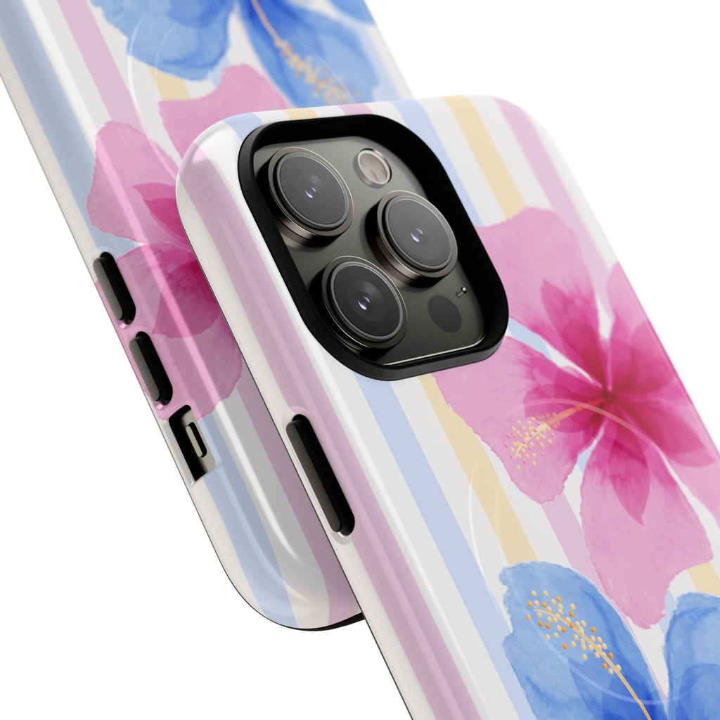 Floral Hibiscus iPhone Case – MagSafe Compatible