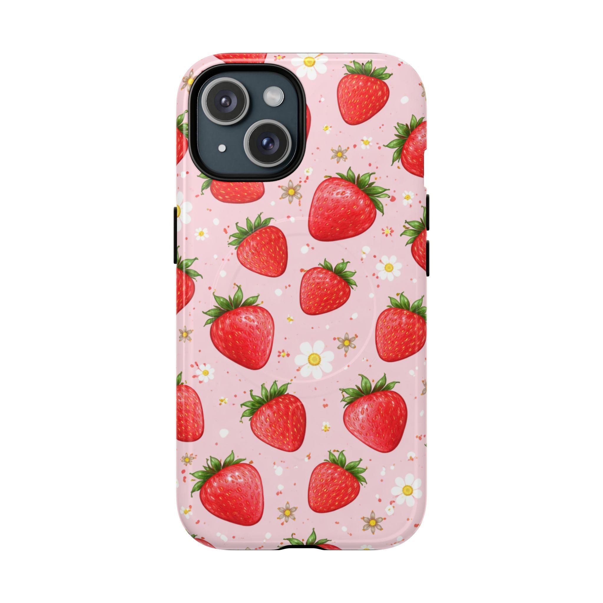 Strawberry iPhone Case – MagSafe Compatible