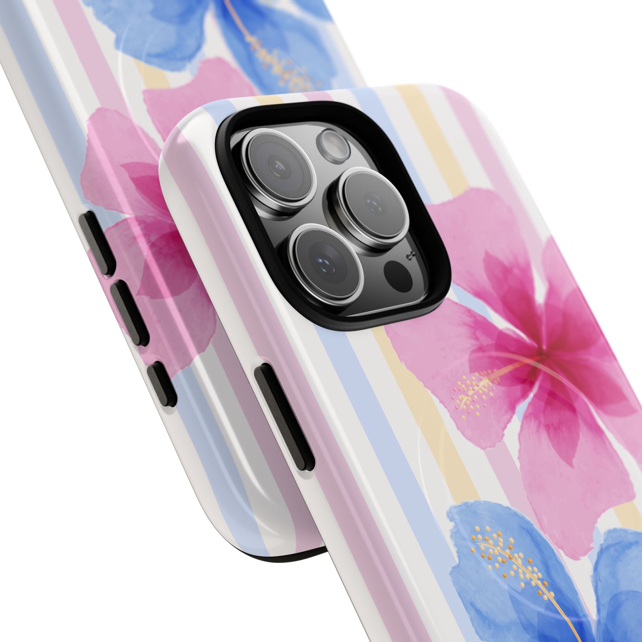 Floral Hibiscus iPhone Case – MagSafe Compatible