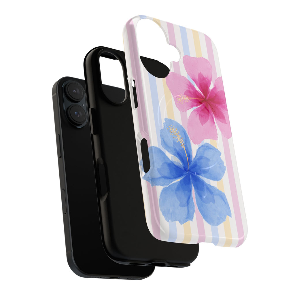 Floral Hibiscus iPhone Case – MagSafe Compatible