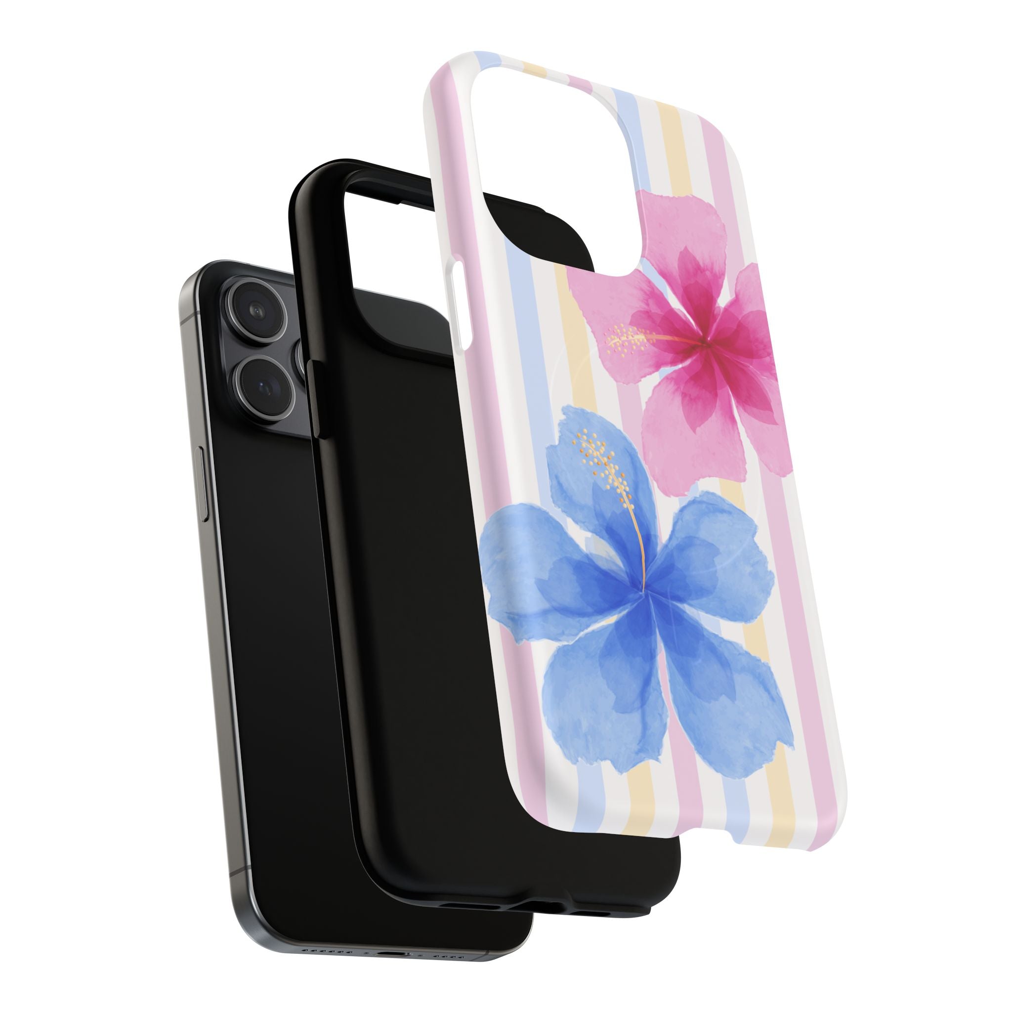Floral Hibiscus iPhone Case – MagSafe Compatible