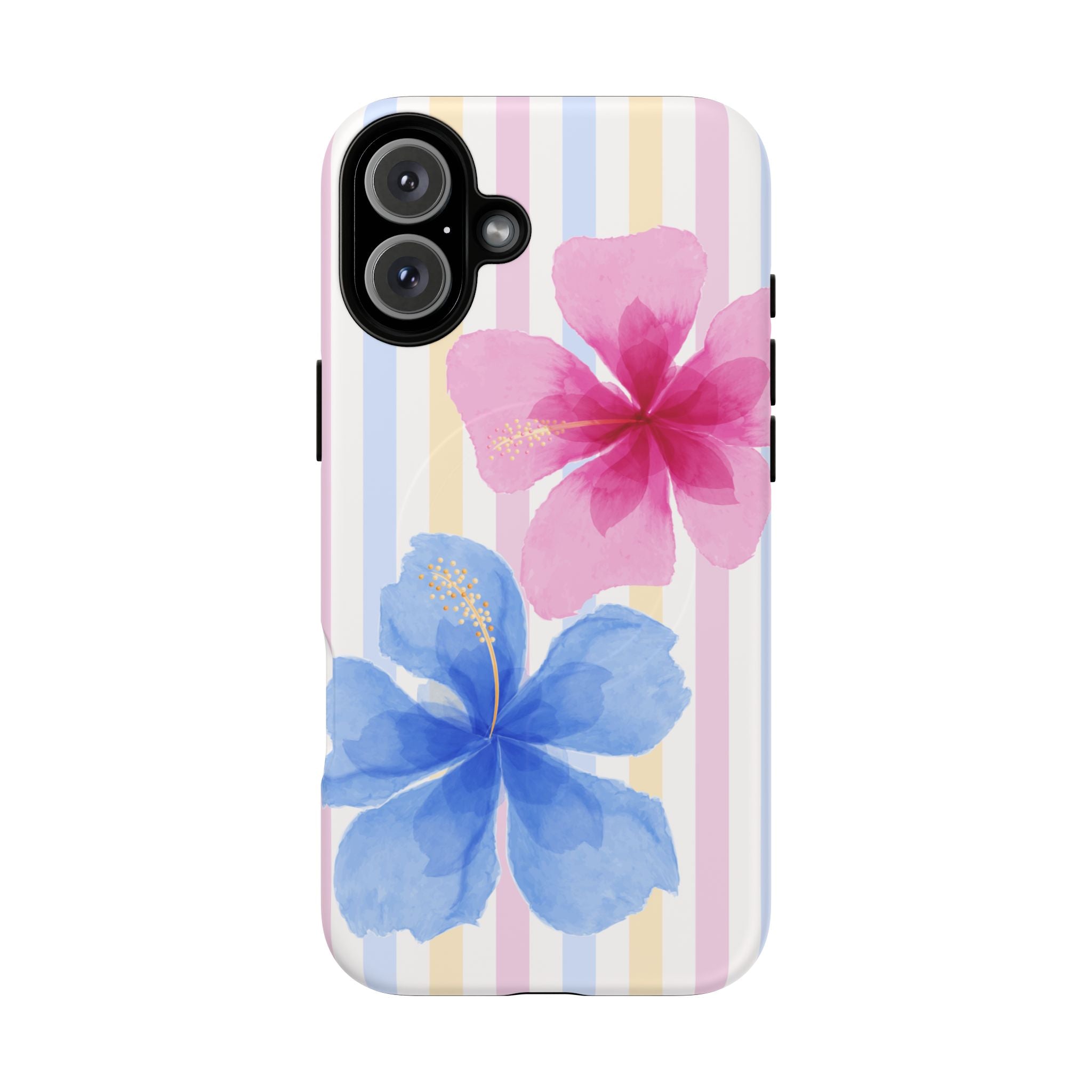 Floral Hibiscus iPhone Case – MagSafe Compatible