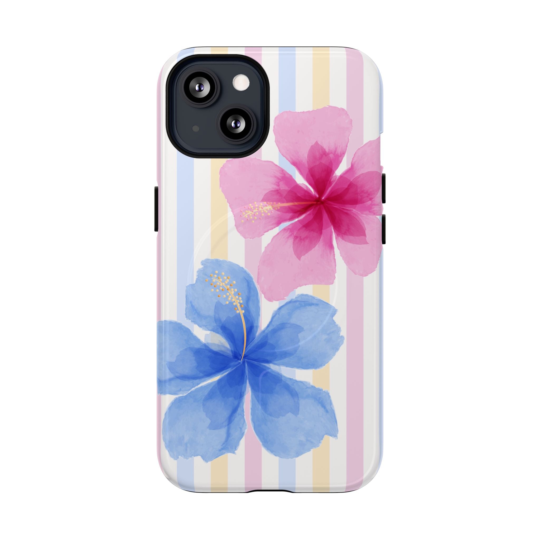 Floral Hibiscus iPhone Case – MagSafe Compatible