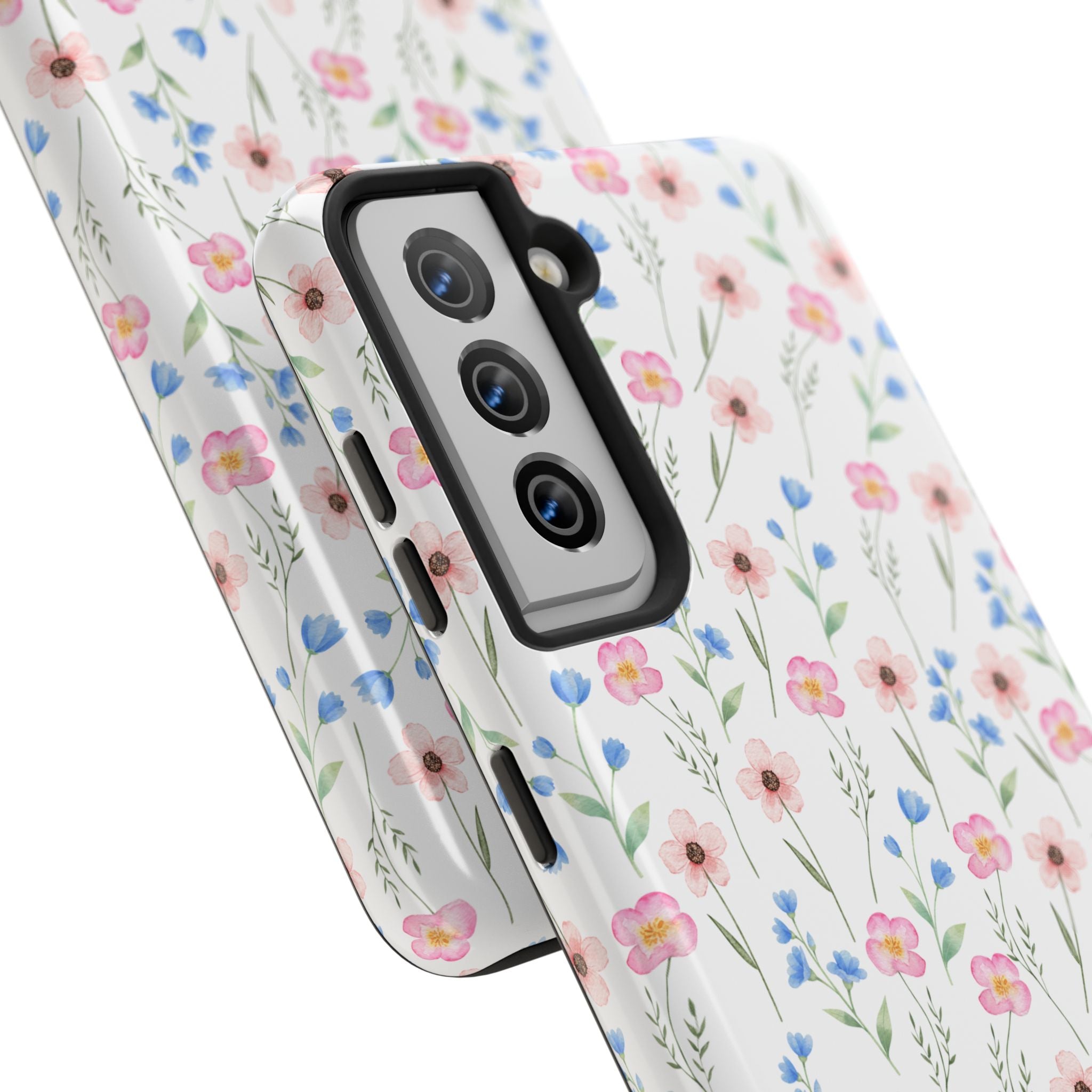 Wildflower Meadow Tough Samsung Case – Pastel Floral Protective Phone Cover