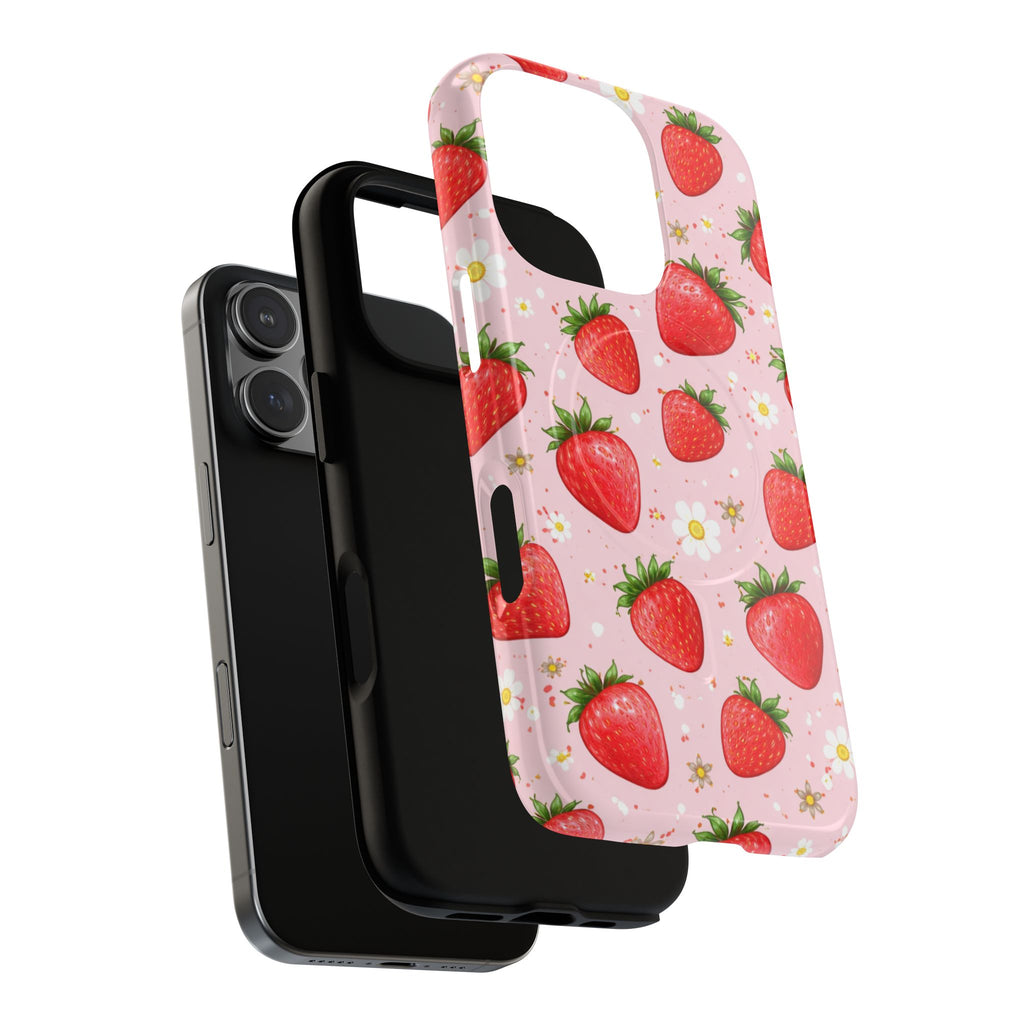 Strawberry iPhone Case – MagSafe Compatible