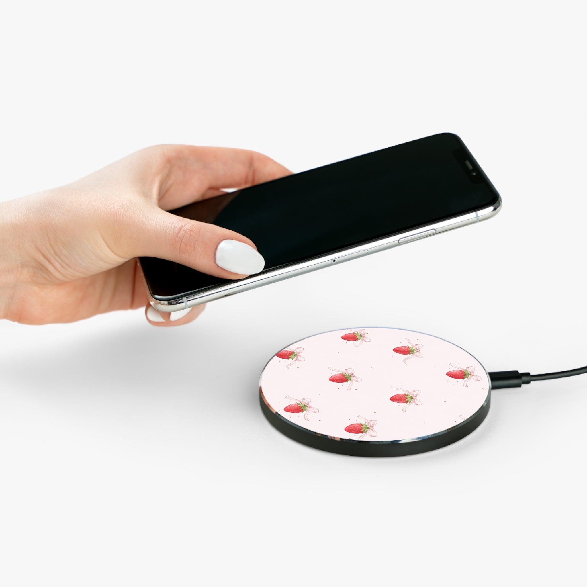Strawberry Bow Wireless Charger