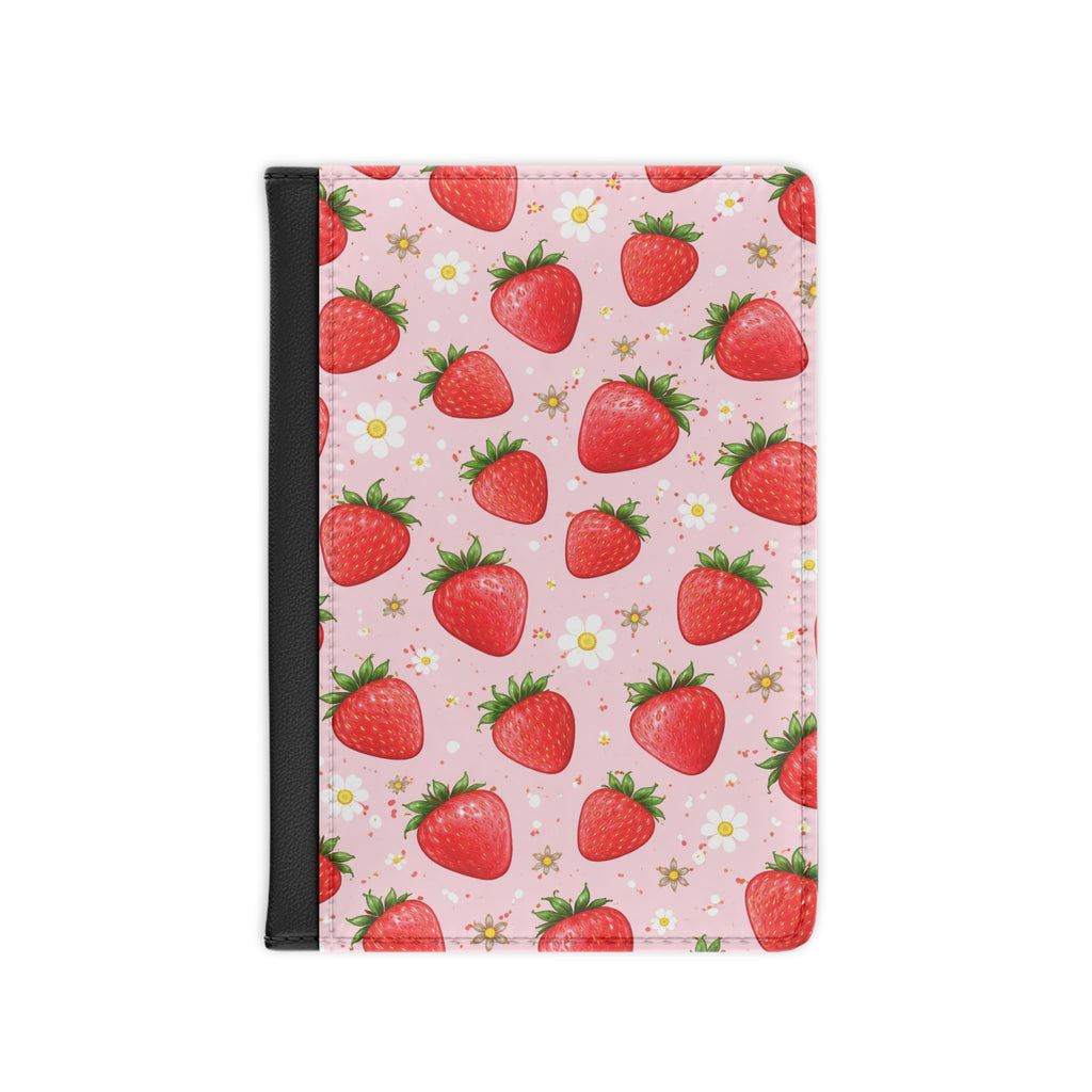 Strawberry Bloom Passport Cover