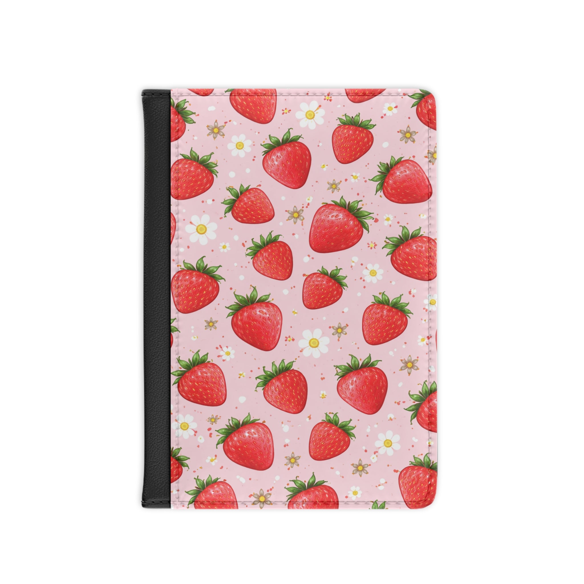 Strawberry Bloom Passport Cover