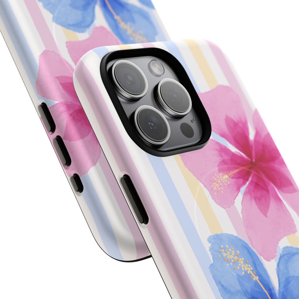 Floral Hibiscus iPhone Case – MagSafe Compatible