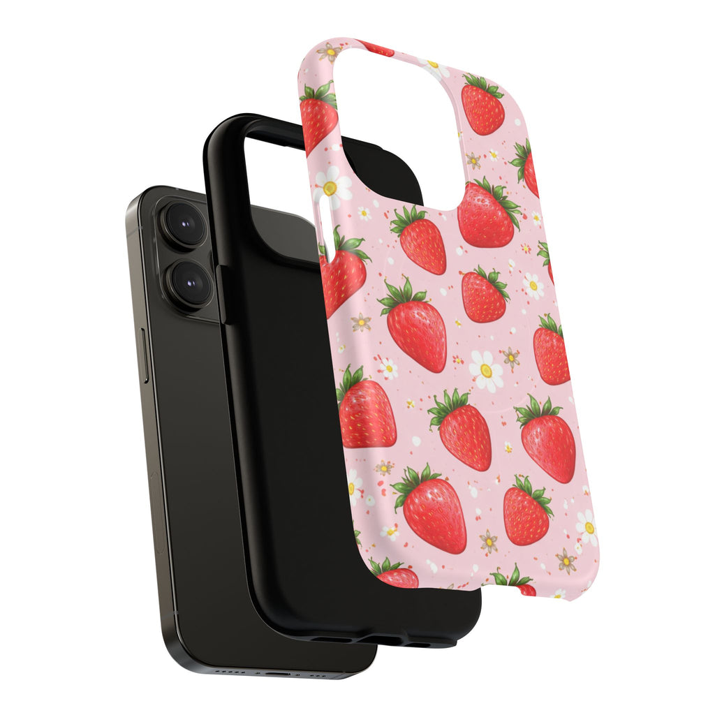 Strawberry iPhone Case – MagSafe Compatible
