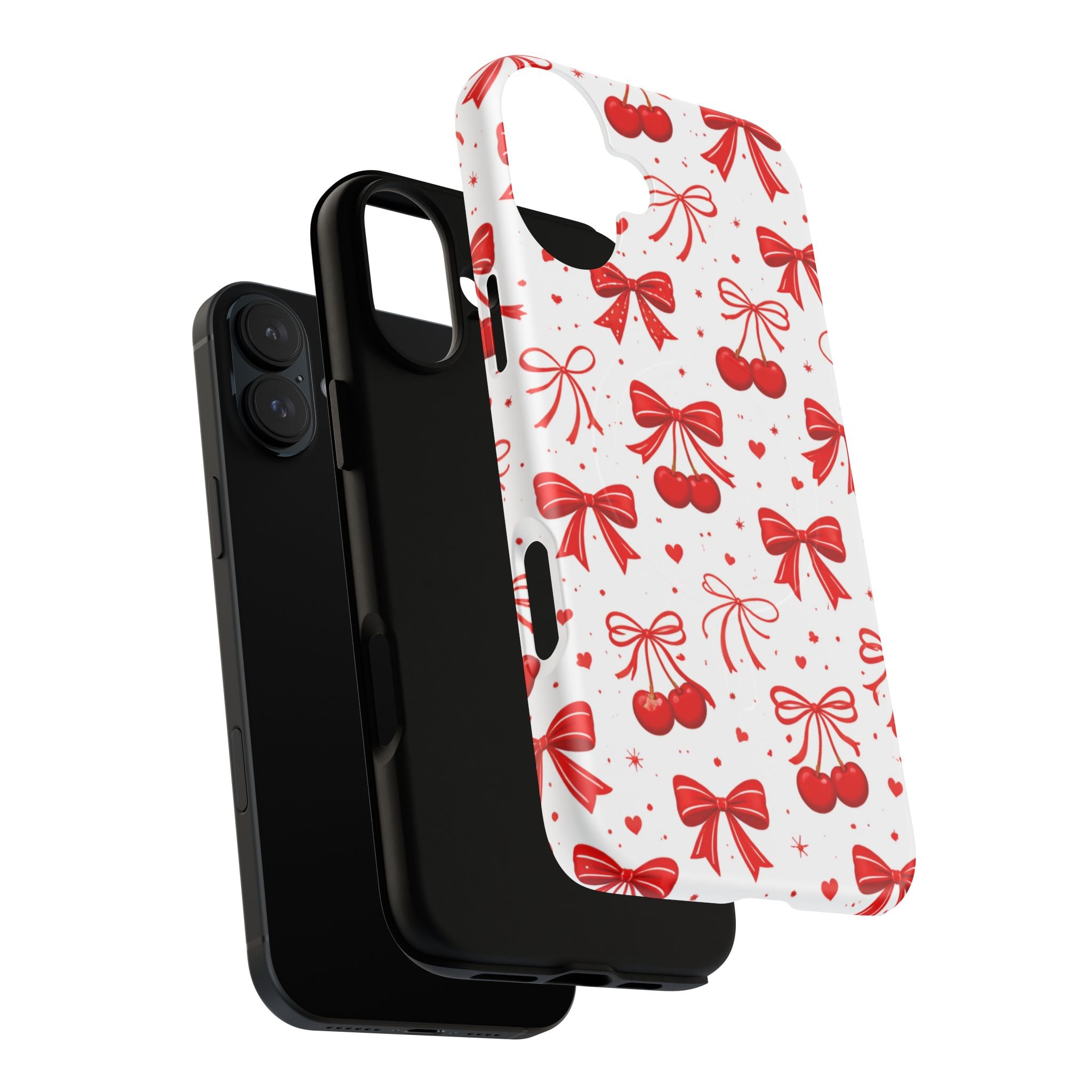 Cherry Bow iPhone Case – MagSafe Compatible