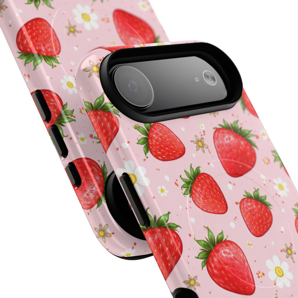 Strawberry iPhone Case – MagSafe Compatible