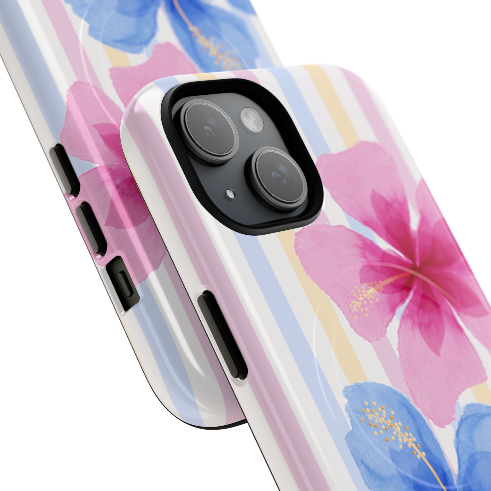 Floral Hibiscus iPhone Case – MagSafe Compatible