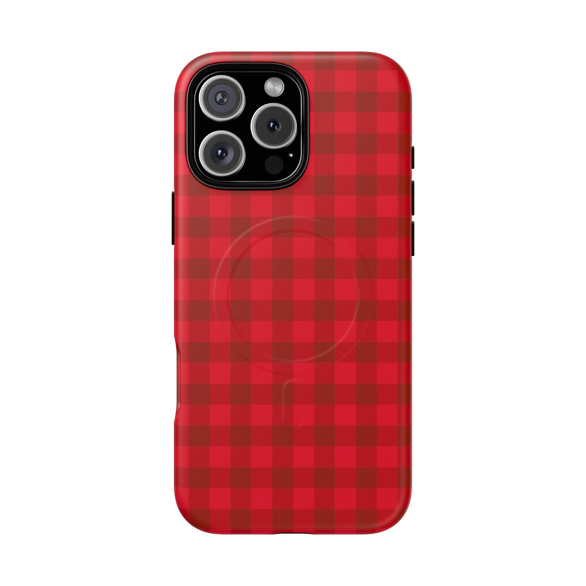 Red Buffalo Plaid iPhone Case – MagSafe Compatible