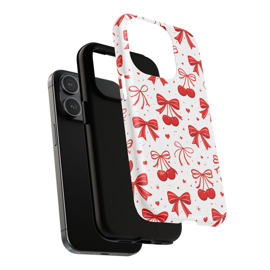 Cherry Bow iPhone Case – MagSafe Compatible