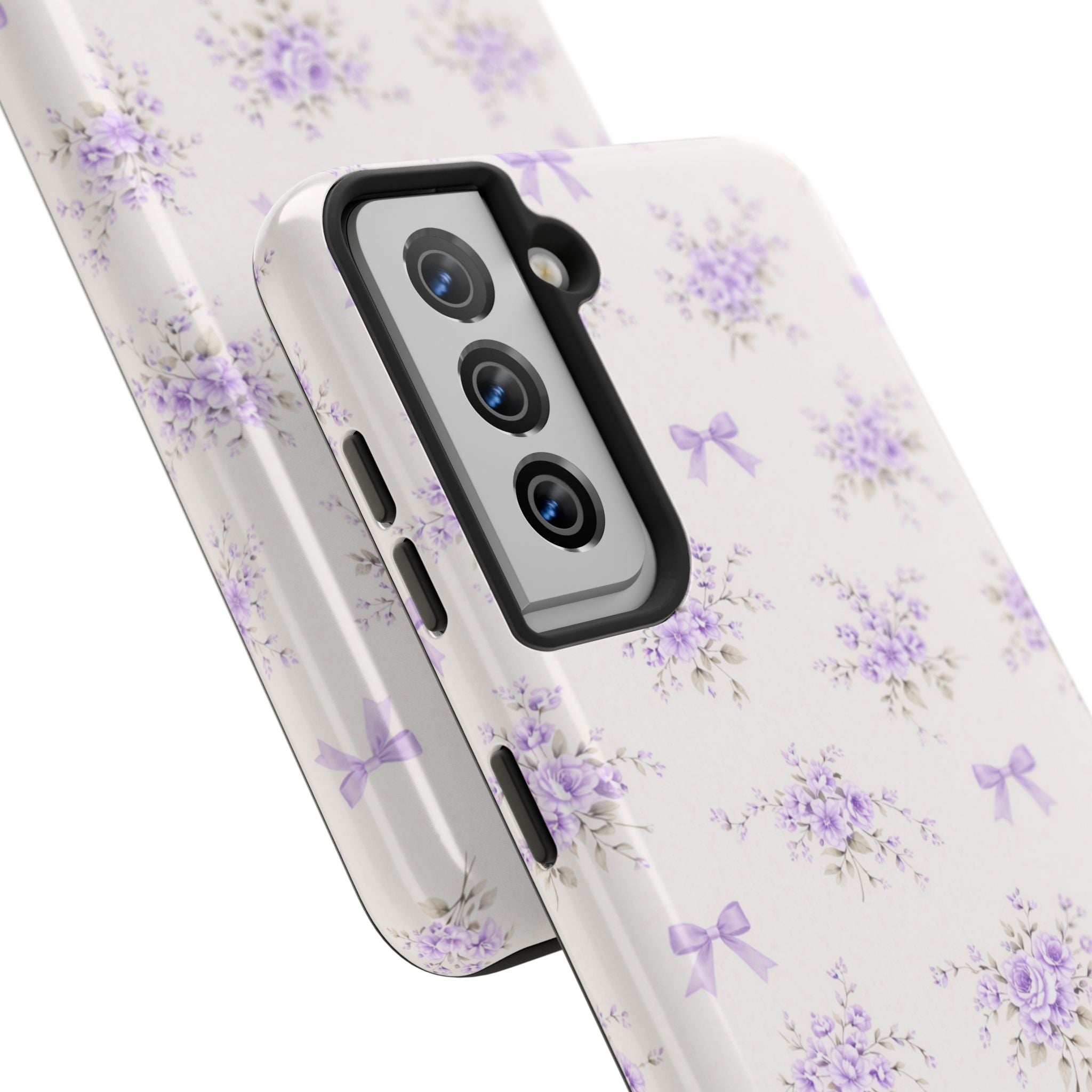 Lilac Floral Bouquet Samsung Galaxy  Phone Case | Tough Phone Case