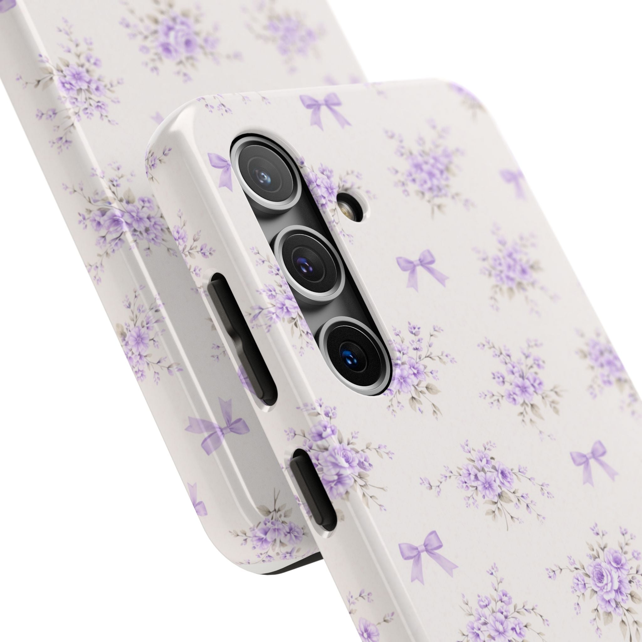 Lilac Floral Bouquet Samsung Galaxy  Phone Case | Tough Phone Case