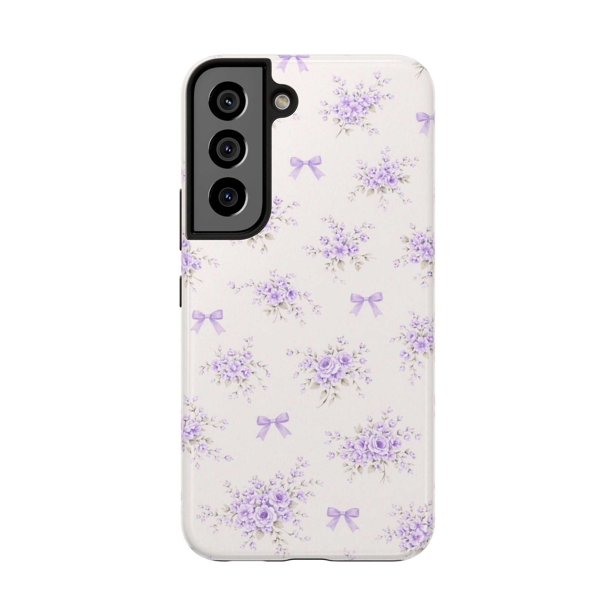 Lilac Floral Bouquet Samsung Galaxy  Phone Case | Tough Phone Case