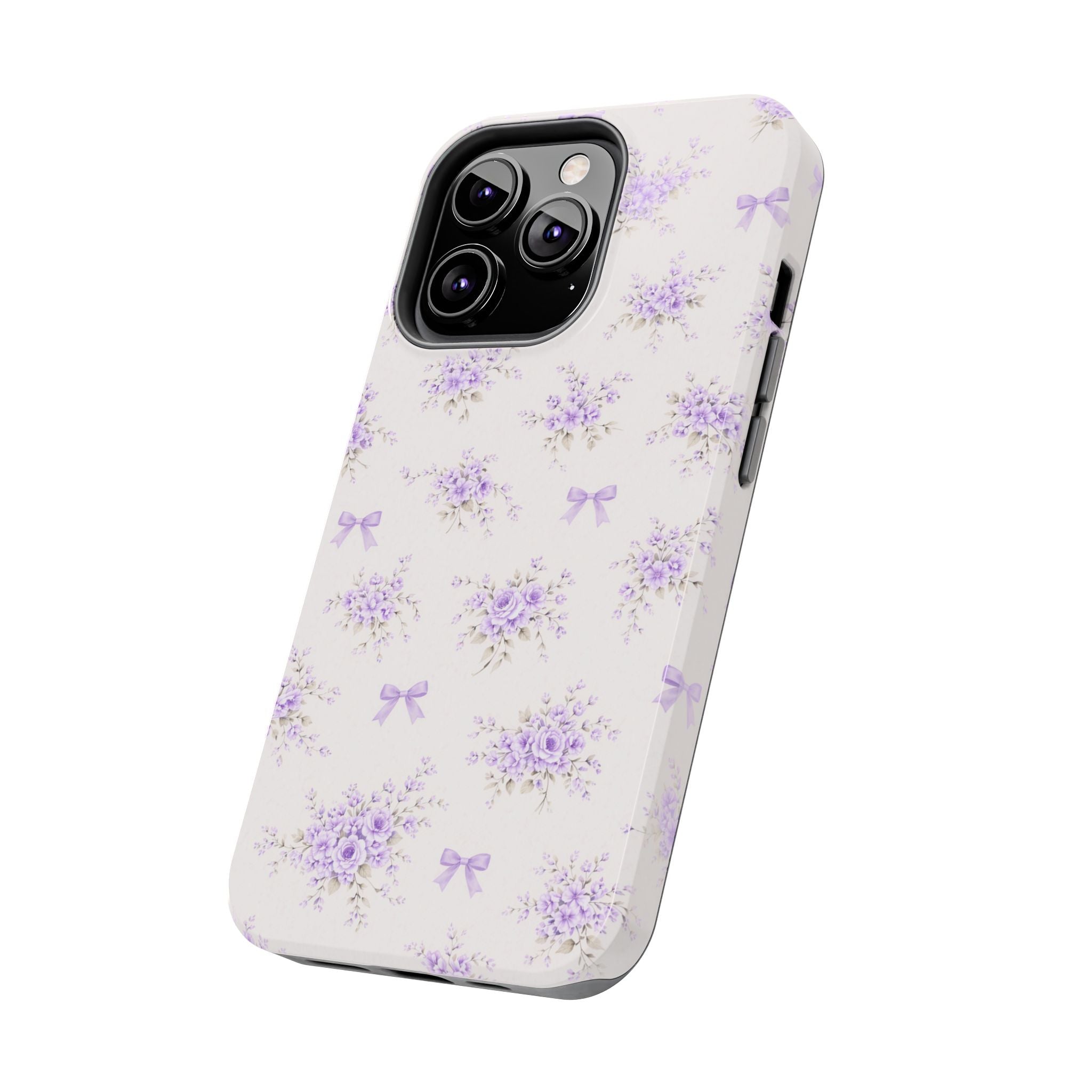 Lavender Floral Bouquet iPhone Case | Tough Phone Case