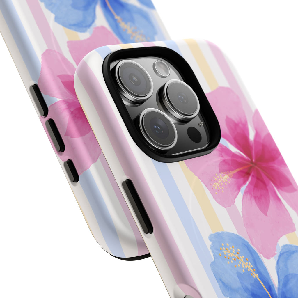 Floral Hibiscus iPhone Case – MagSafe Compatible