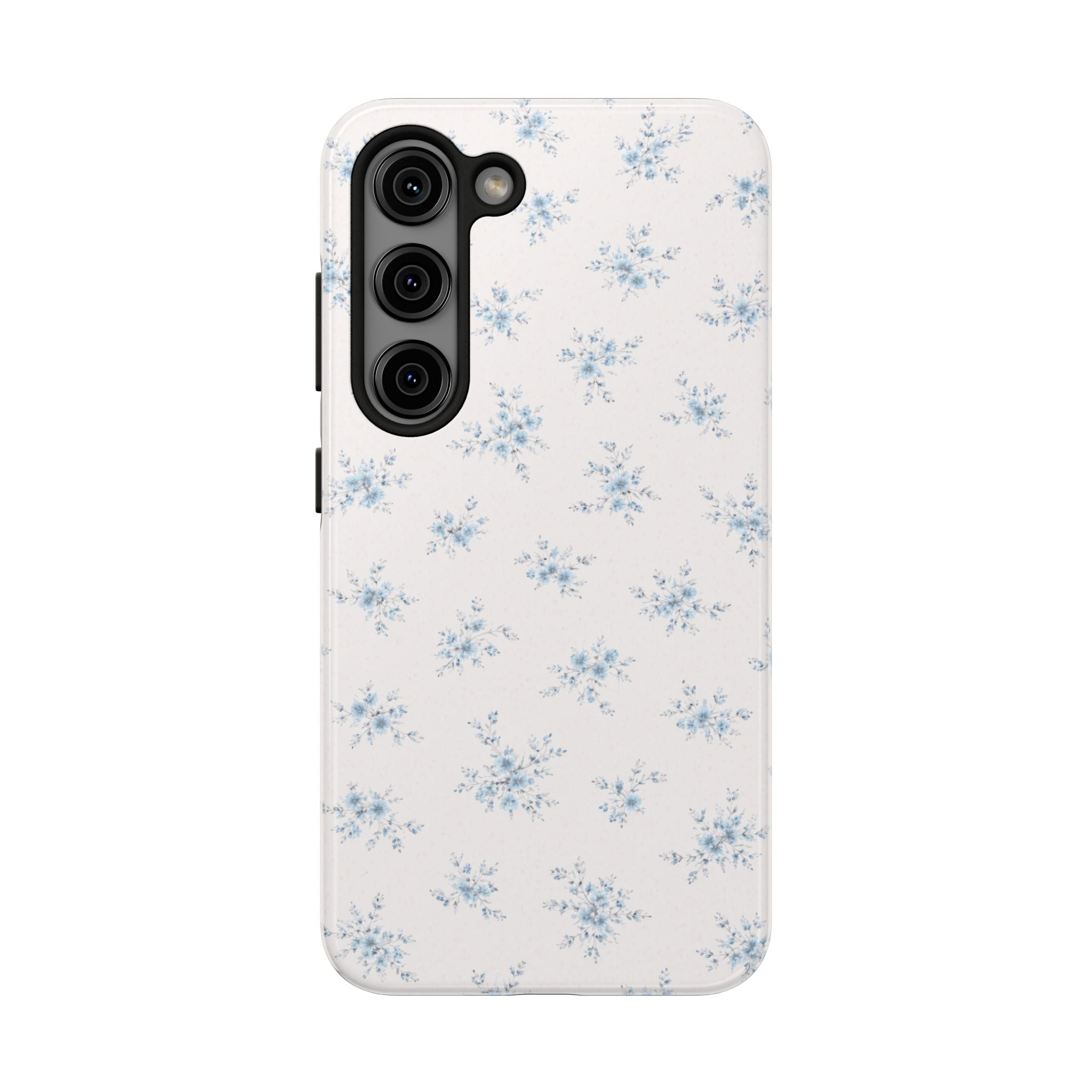 Blue Baby Breath Floral Phone Case  Samsung Galaxy| Tough Phone Cases