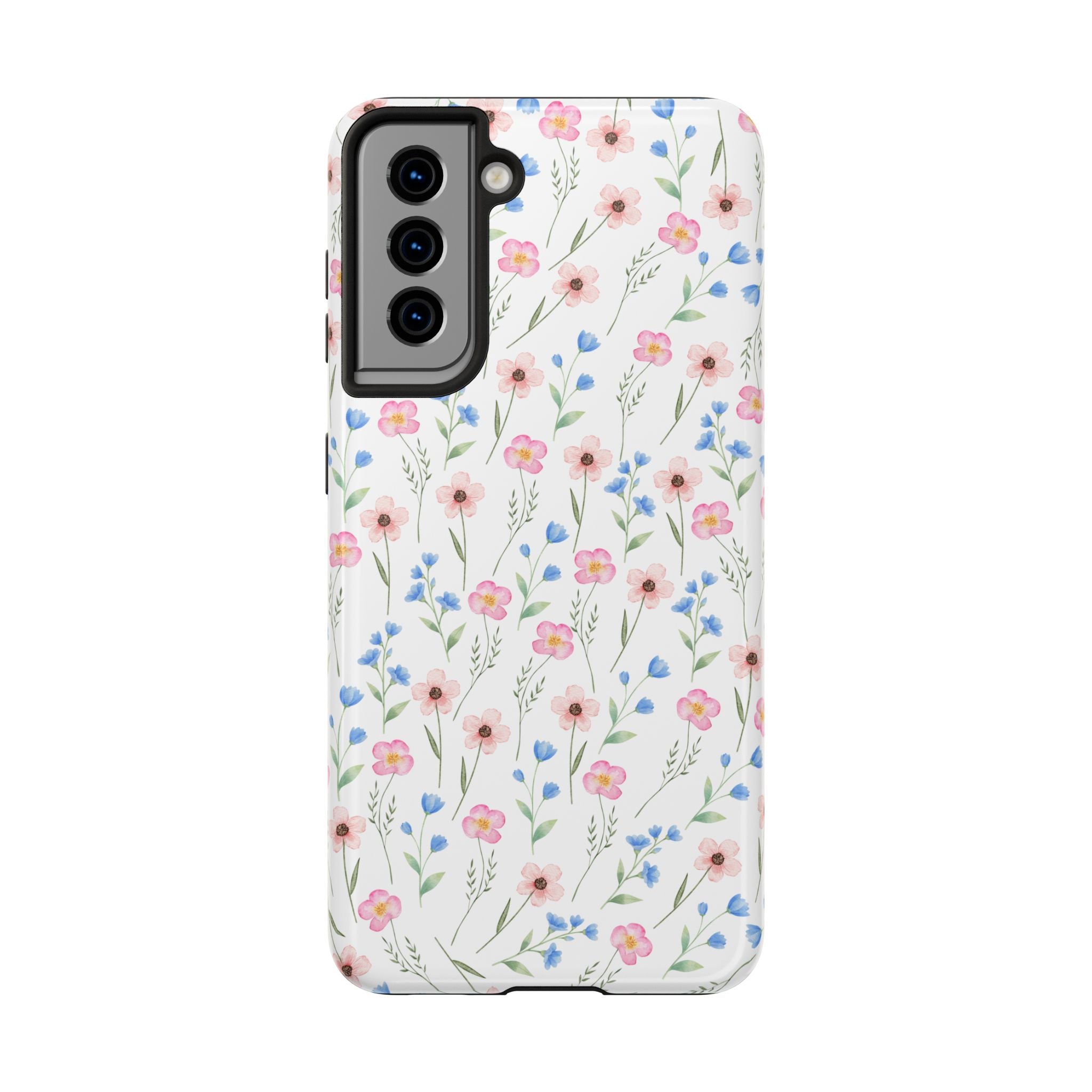 Wildflower Meadow Tough Samsung Case – Pastel Floral Protective Phone Cover